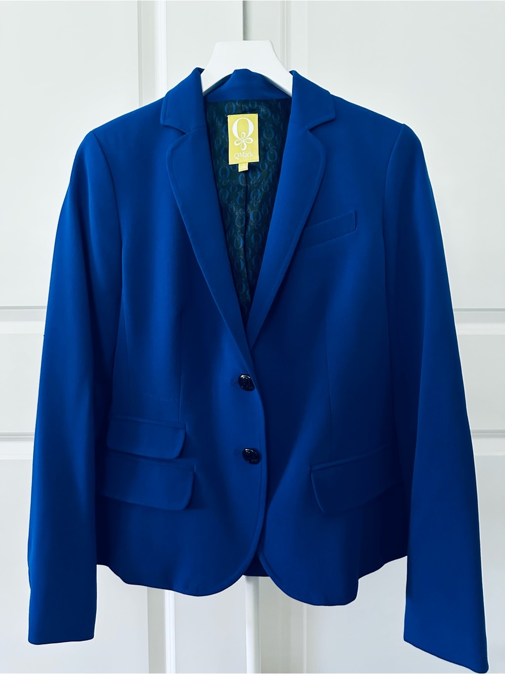 Women’s QMack Royal Blue Tailored Blazer Size 10
